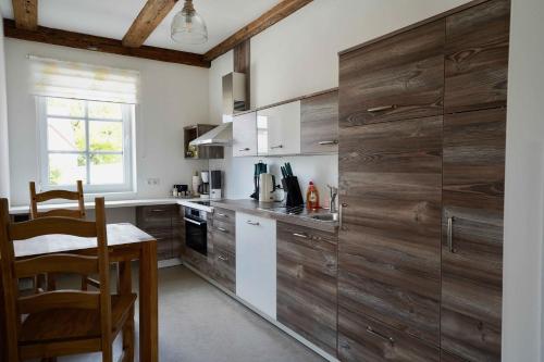 virtuve, Familien- und Apartmenthotel Lerchenberghof in Ebersbach Sachsen