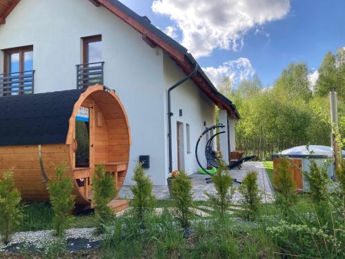 Willa w Brzozach Sznurki Spokojna 1 - Chmielno, Kaszuby, dom, jezioro