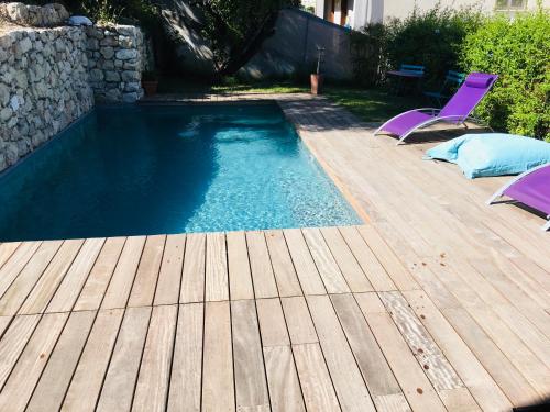 Villa avec piscine et jardin au coeur de Nice gîte à louer Nice