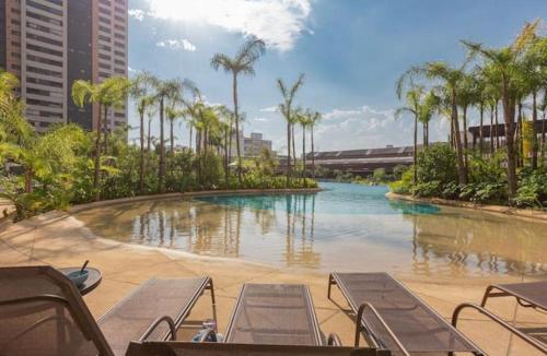 502 Apt dentro de um verdadeiro Resort no centro de SP – khách sạn tại Bras