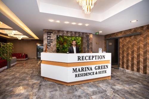 Lobby, Marina Green Suit Hotel in Trabzon