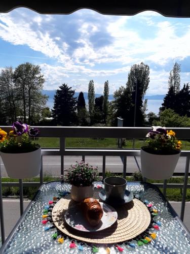 balkon/terras, Frida Apartment in Sveti Stefan