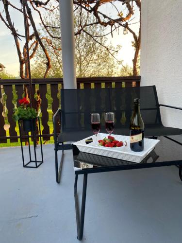 Erkély/terasz, Apartman PLUM PLITVICE in Dreznik Grad