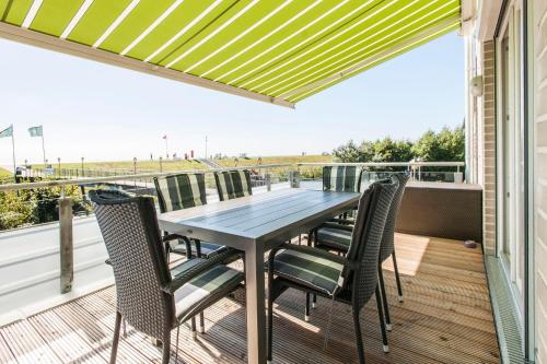 Balcony/terrace, Haus Deichkieker Apartment 2 1 Grothus in Busum