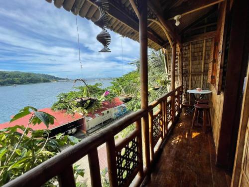 Balcony/terrace, Camiguin Blue Lagoon Cottages in Mahinog