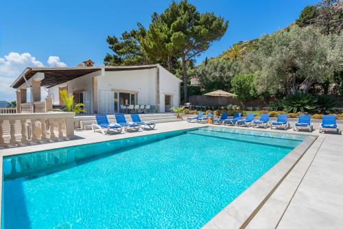 Luxury villa in Pollença with pool and sea views for 12 guests gîte à louer Cala San Vicente