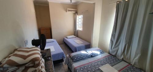 1 double bed, 1 twin bed