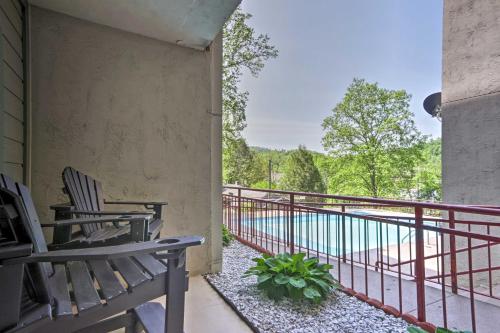 Walk Downtown! Gatlinburg Condo with Patio and Pool Walk Downtown! Gatlinburg Condo with Patio and Pool