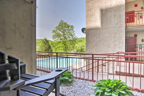 Walk Downtown! Gatlinburg Condo with Patio and Pool Walk Downtown! Gatlinburg Condo with Patio and Pool
