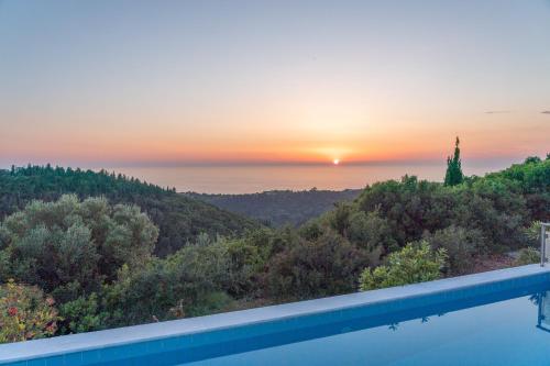 Stone Villa Eriphyle ,private witn sunset view