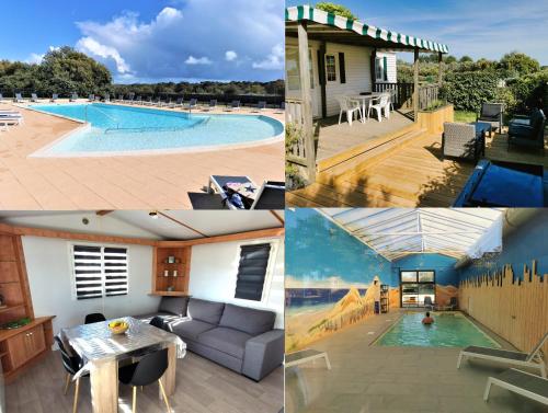 Chalet proche de la mer - Piscines chauffees - Location saisonnière - Talmont-Saint-Hilaire