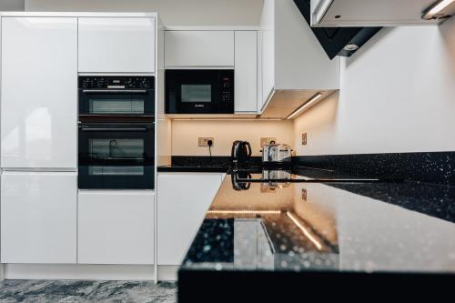 Kitchen, Private Two Bedroom Residence in Southbourne - Private Parking - Off the High Street - Minutes Away  in Boscombe East