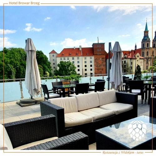 balcon/terrasse, Park Hotel & Restauracja Browar Brzeg in Brzeg
