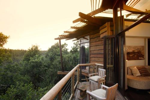 מרפסת, Tsala Treetop Lodge in פלטנברג ביי