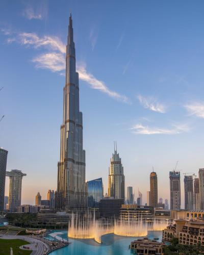 FIRST CLASS 3BR with full BURJ KHALIFA VIEW, Dubaj