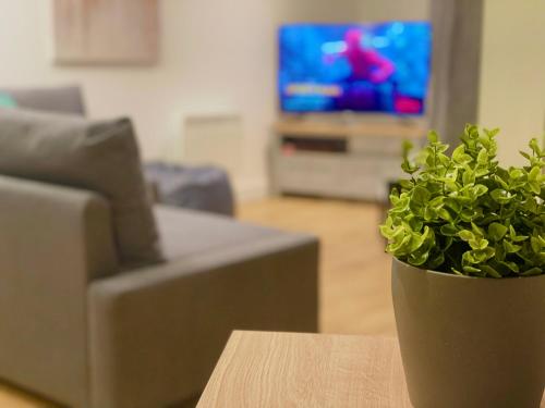Chic Leeds City Apartment, Free Parking, Balcony, Leeds (Foto 9)