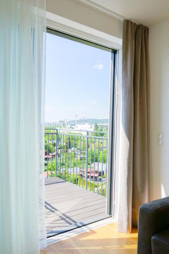 Erkély/terasz, Nadland Apartments B61 in 21. Floridsdorf