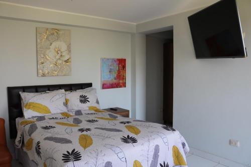 1 double bed