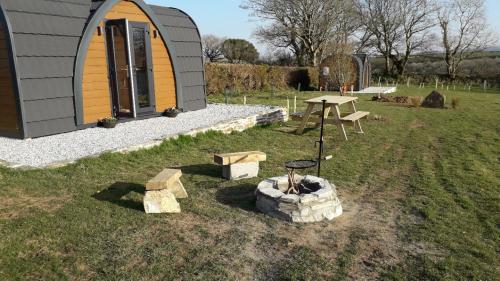 Hornbeam Luxury Eco Pod at Trewithen Farm Glamping