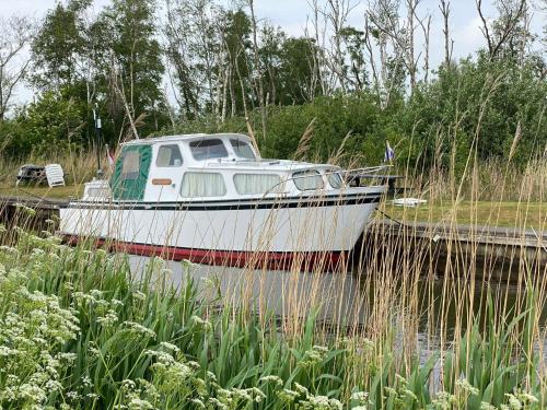  Boat Albatros - kamperen op het water - niet om mee te varen - read host profile-lees hostprofiel in Jutrijp