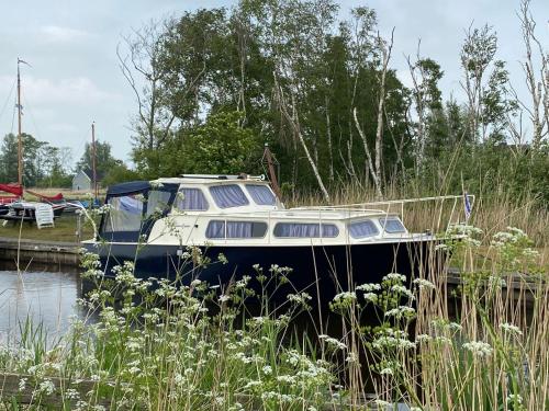  Boat Allemansfreon - kamperen op het water - niet om mee te varen - read host profile-lees hostprofiel, Pension in Jutrijp