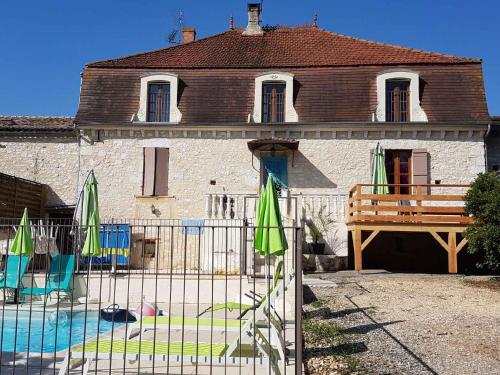 Maison en pierre avec piscine privée, idéal familles, proche Bastides du Périgord - FR-1-616-81 gîte à louer Clottes