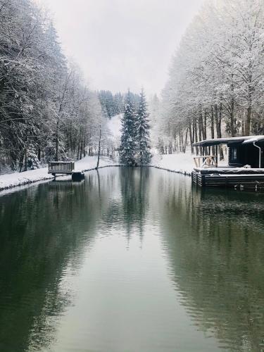 EifelChalet Arduina mit Wintergarten und Saunahaus im Naturpark Hohes Venn- Eifel