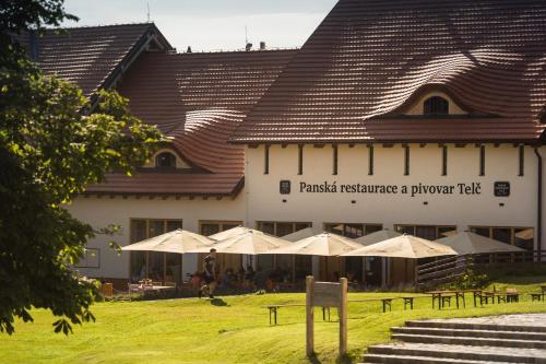 ห้องอาหาร, Penzion Panský dvůr Telč (Penzion Pansky dvur Telc) in สเตปนิเซ