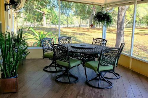 Balcony/terrace, Little Ridge Ranch-West House-Quiet Country Living in Micanopy (FL)