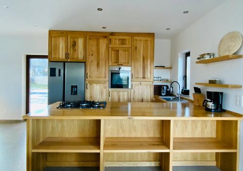 مطبخ, Villa Fluggi near Labin in Santalezi