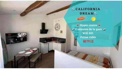 The California Dream - hyper-centre - 2mn gare SNCF - WIFI NETFLIX gratuit 2