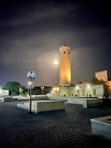 Exterior view, madrasah Polvon-Qori boutique hotel XIX century in Khiva