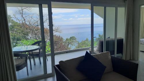 Luxury 2 Bed, 2 Bath Apartment with Panoramic Ocean Views, Peaceful, Private Beach