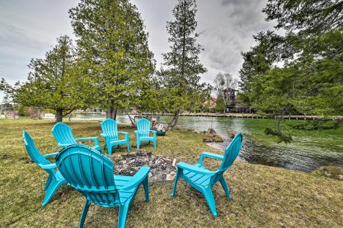 Cabin on Inland Waterway River with Boat Dock!