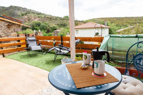 Balkons/terase, Cabaña IkiZen (Cabana IkiZen) in Barbadillo Del Pez