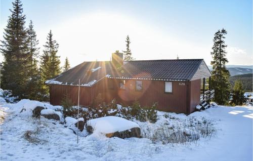 Stunning Home In Sjusjen With House A Mountain View - Sjusjøen