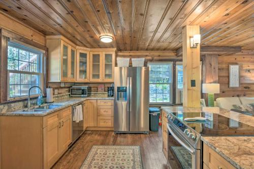 Charming Waterfront Cottage with Porch and Grill! in Landrum, USA
