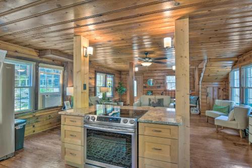 Charming Waterfront Cottage with Porch and Grill! in Landrum, USA