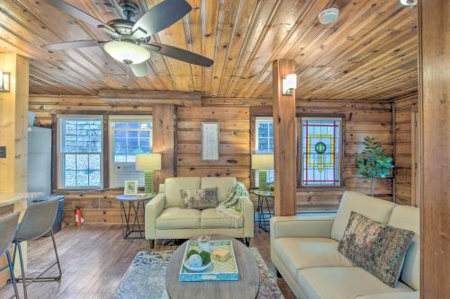 Charming Waterfront Cottage with Porch and Grill! in Landrum, USA
