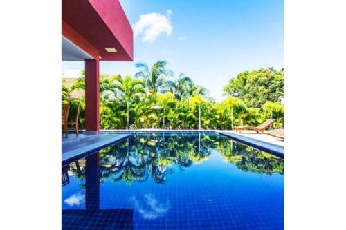 Casa Luxo em Itacimirim | 4 Suítes | Piscina Privativa | Lareira - Condomínio Quinta das Lagoas, Camaçari