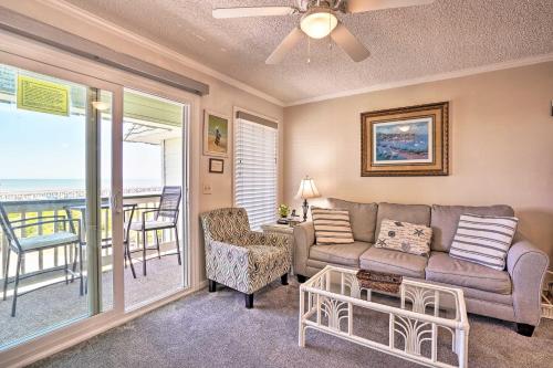 Isle of Palms Beachfront Condo with Balcony and Pool!