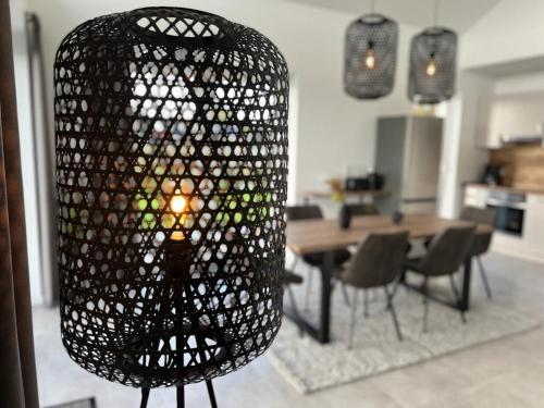 Iekārtas, Kuh Blick Ferienhaus Sehestedt in Stadland