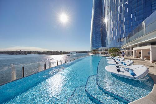 Swimming pool, Crown Towers Sydney in Circular Quay