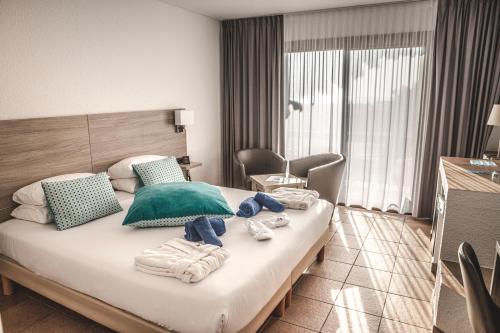 1 doppelbett oder 2 einzelbetten, erdgeschoss, gartenblick, zugang zum spa