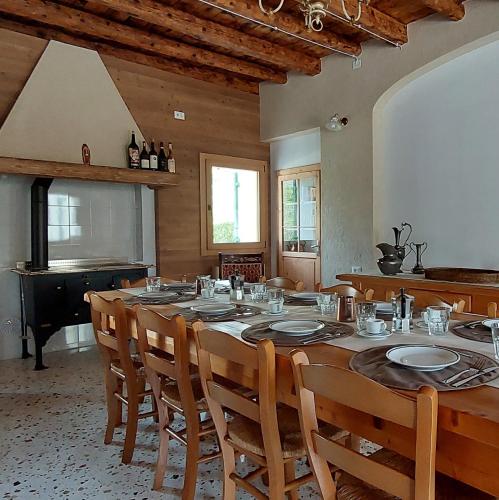 Koplietošanas atpūtas telpa ar TV, Agriturismo l'Eremo in Volpago Del Montello