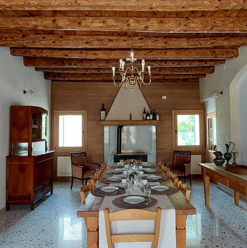 Koplietošanas atpūtas telpa ar TV, Agriturismo l'Eremo in Volpago Del Montello