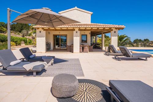  Luxury Villa with panoramic views over Moraira in Teulada