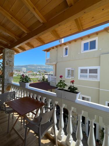 Балкон/терраса, Arial Penthouse Suites in Влёра
