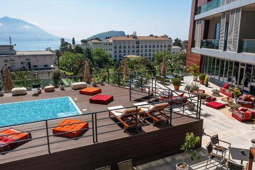 Erkély/terasz, Hotel Plaza in Slovenska Beach