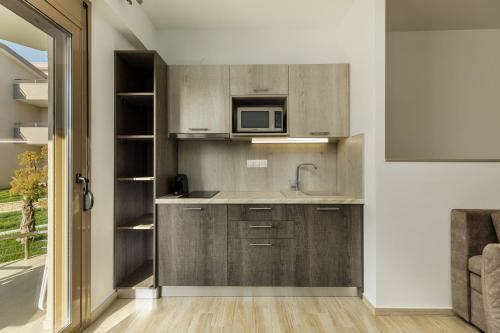 Kitchen, Aria Garden Suites in Chalkidiki